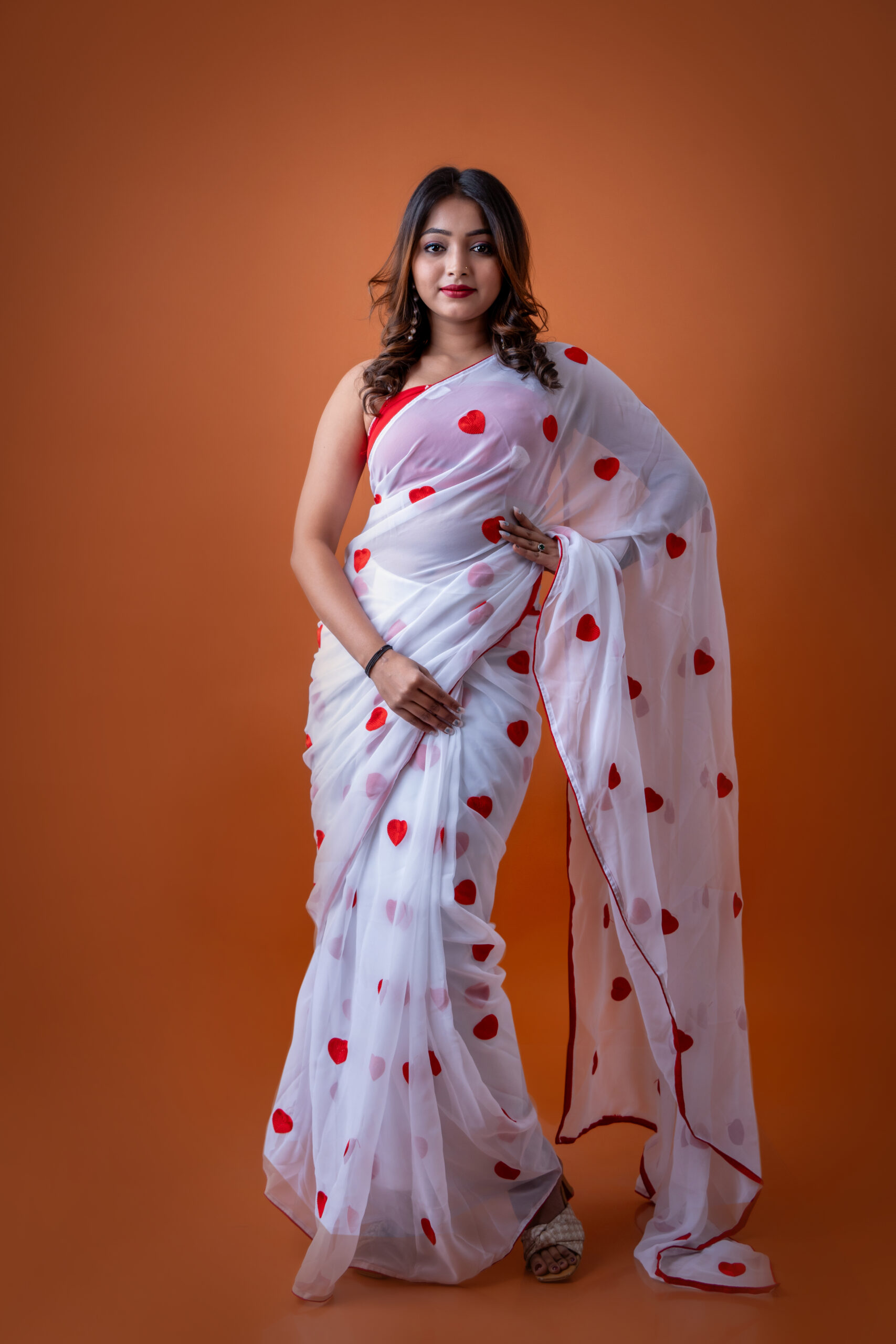 Dress - Beautiful White Saree #2050456 | Indian wedding, Indian bridal,  Bridal saree